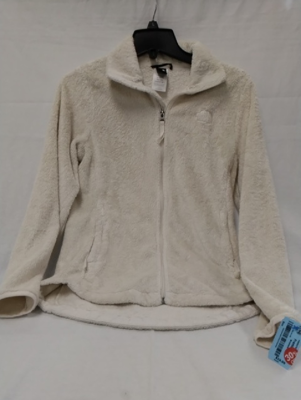 The North Face Women's Cream Plush Full-Zip Teddy Jacket
